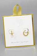 18K Gold Filled Star Huggie Hoop Earrings