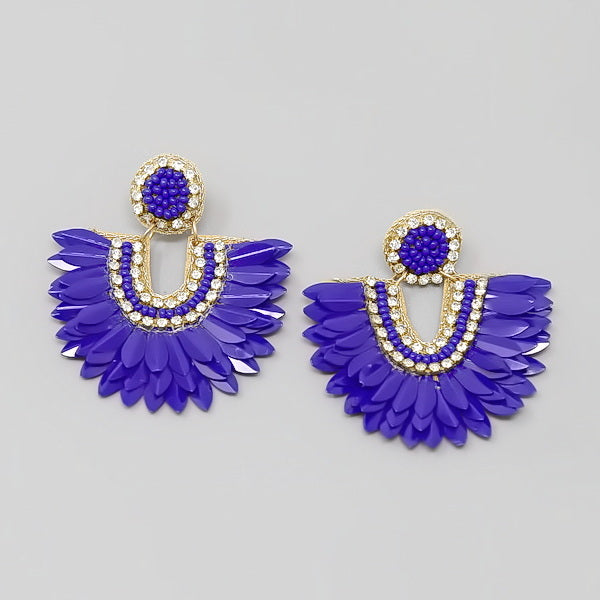 Sequin wing earrings 2025