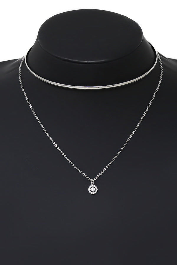 【LAZY DAWN】check pendant layered chain necklace N033 il_1080xN.4932956686_chwq.jpg