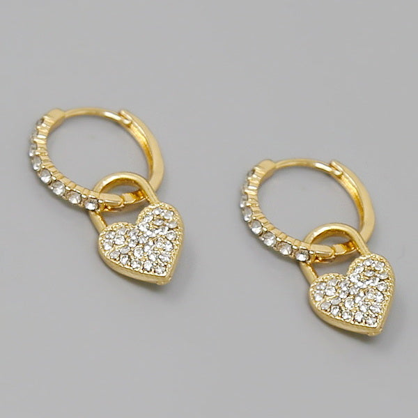 14K Gold Hammered Swoosh Diamond Cut French Lock Hoop Earrings | eBay