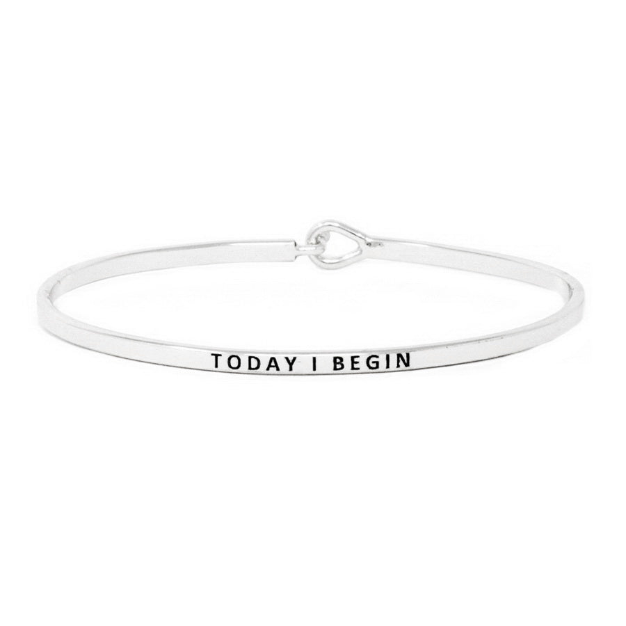 Bracelet with inspirational message store