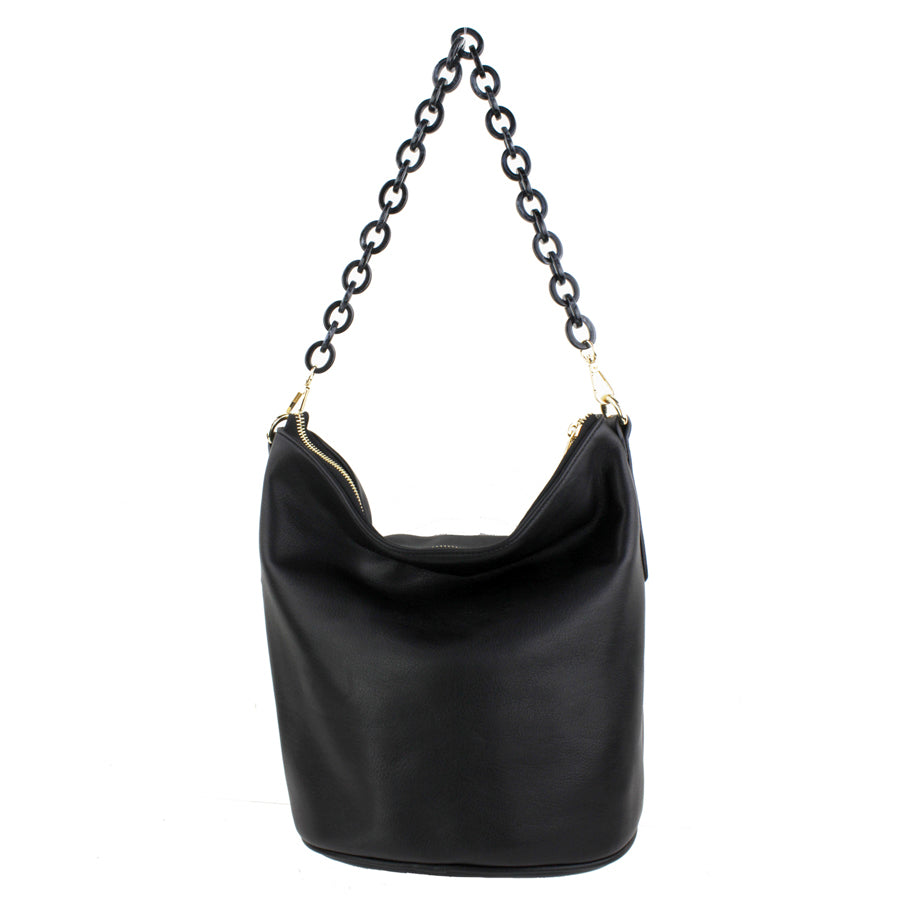 STREET LEVEL Acetate Linked Handle Tote Bag US Jewelry House