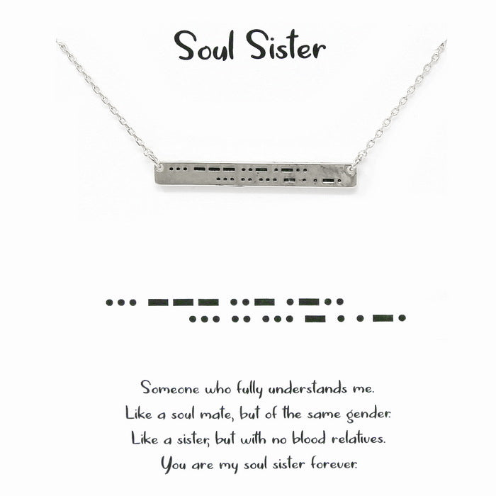 Soul sister bar necklace sales