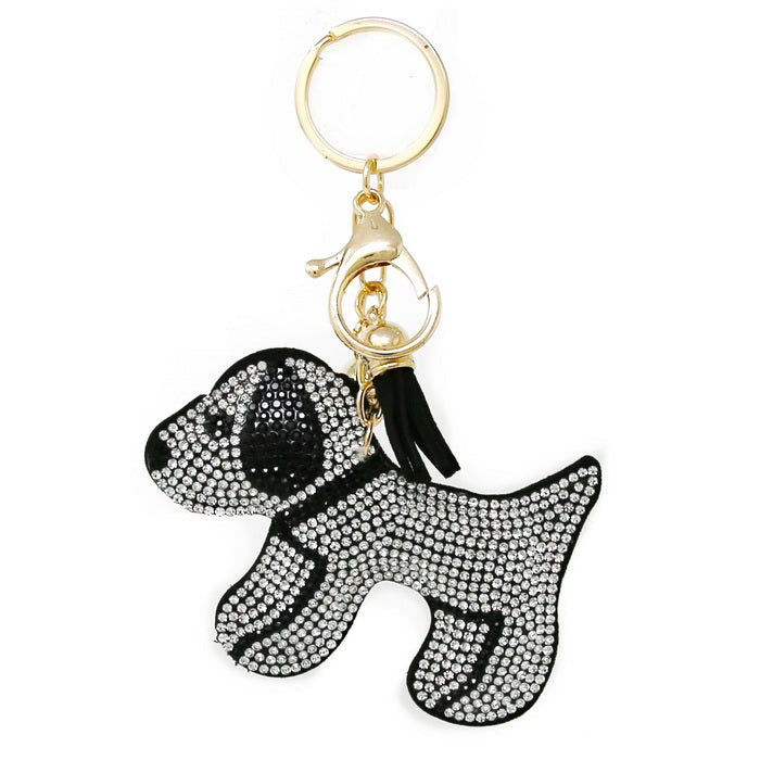 Dog Rhinestone Tape Keychain – US Jewelry House